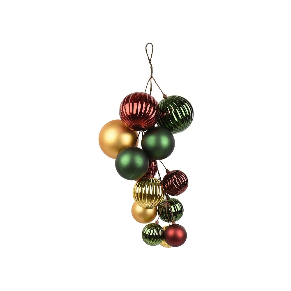 Christmas Shatterproof Bauble Cluster