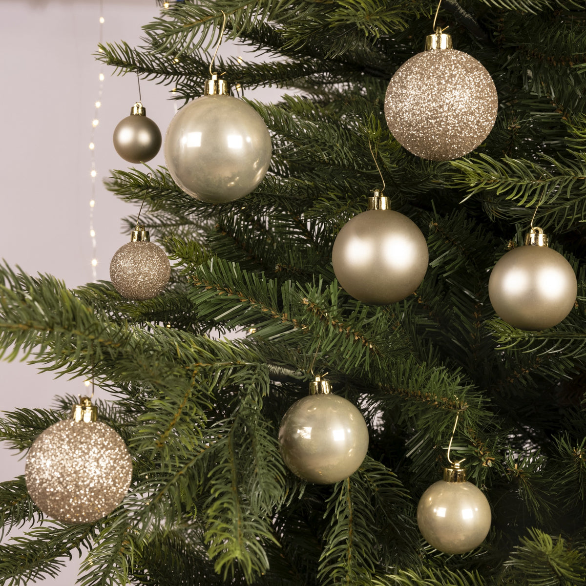 Champagne Baubles 30pk