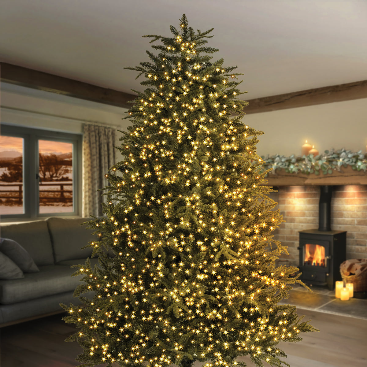 1000 LED Treebright Light Warm White