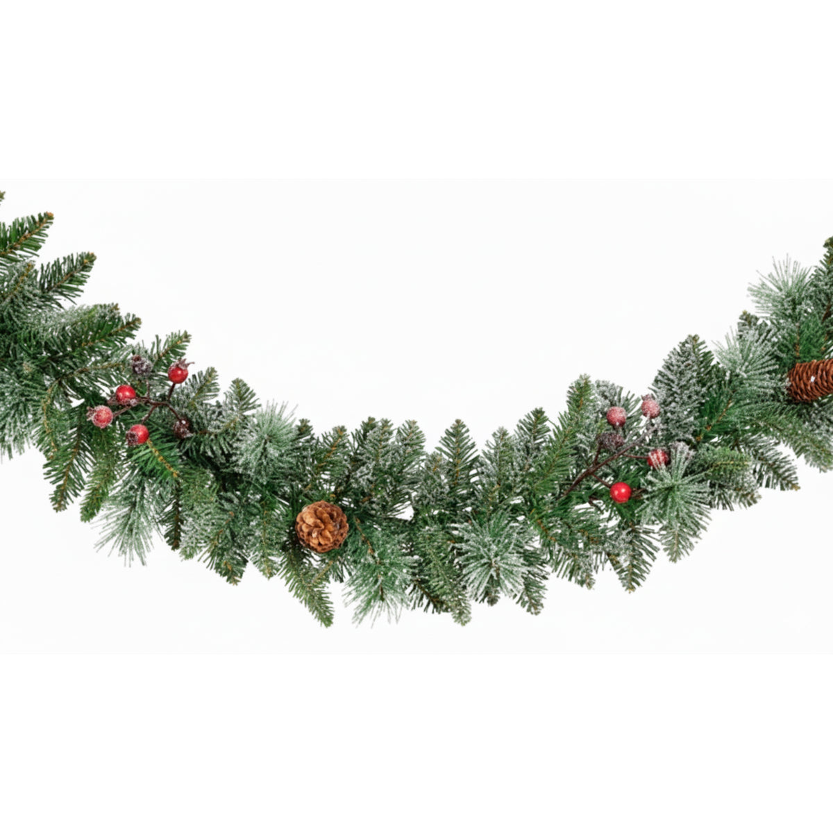 Everlands Frosted Windham Soruce Garland 9FT