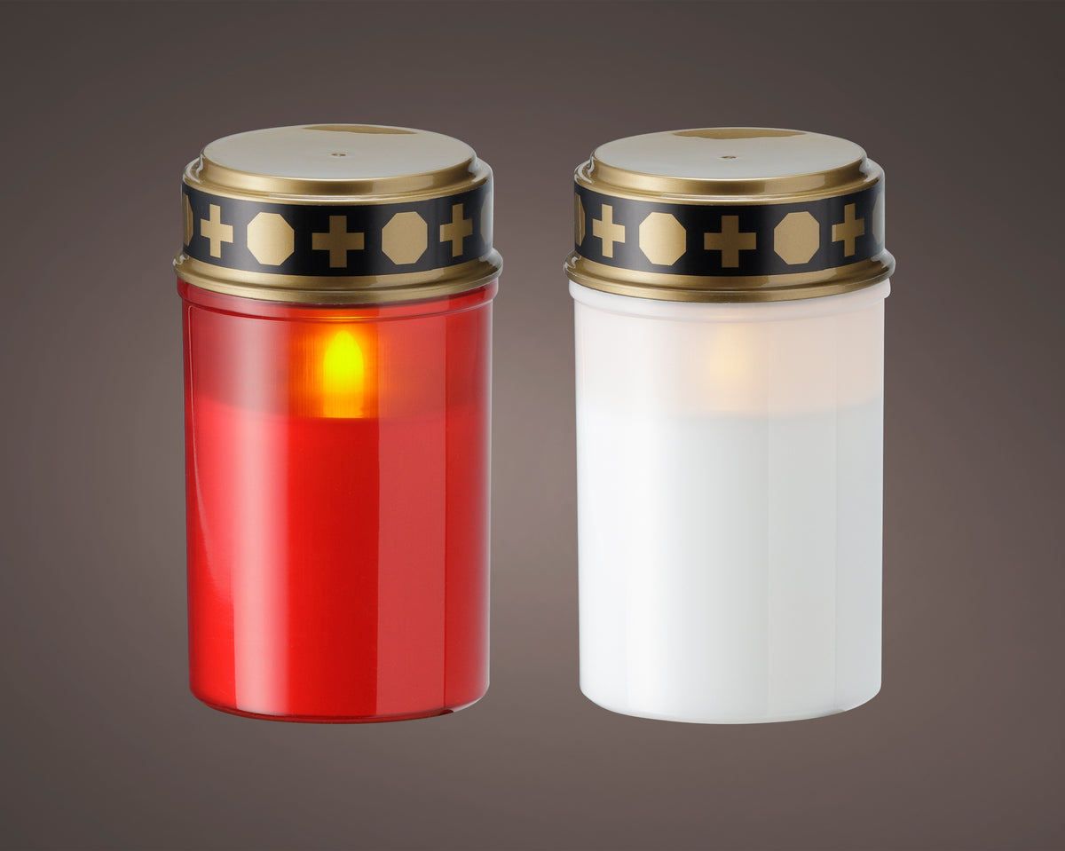 LED Grave Candle 2 pk