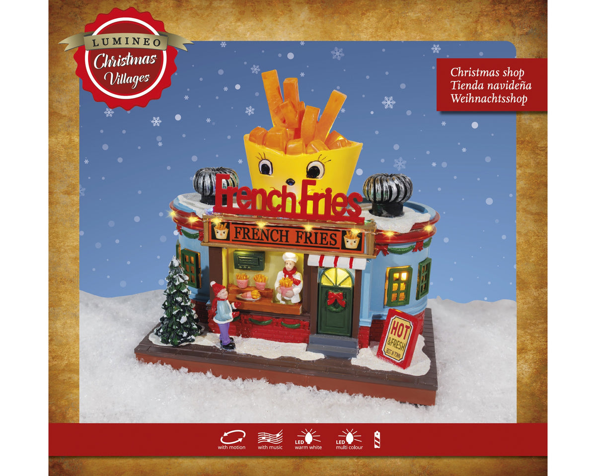 Micro LED Christmas Village French Fries
