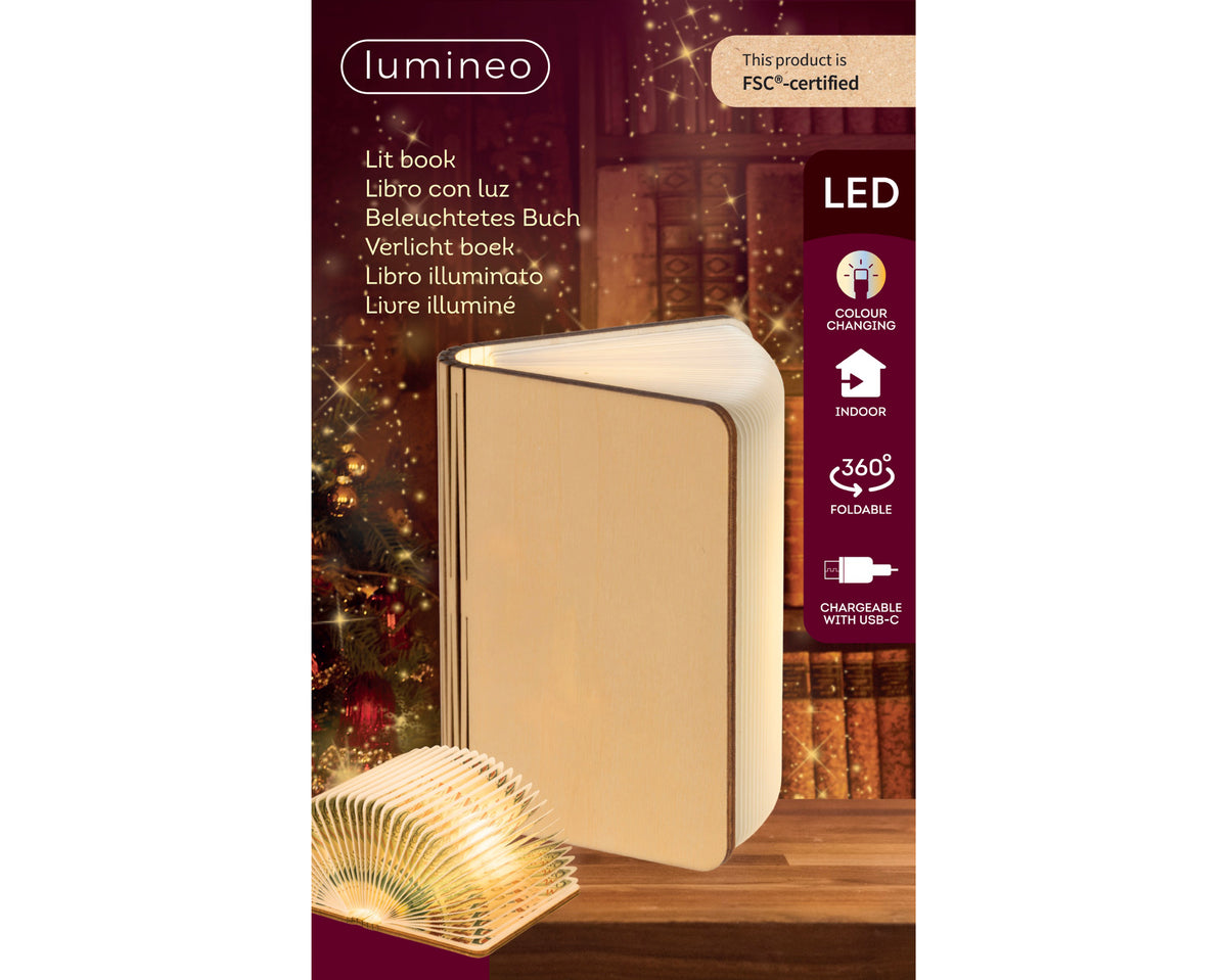 LED Indoor Paper Book Lights