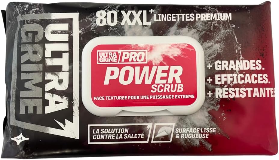 UltraGrime PRO Power Scrub Clothwipes