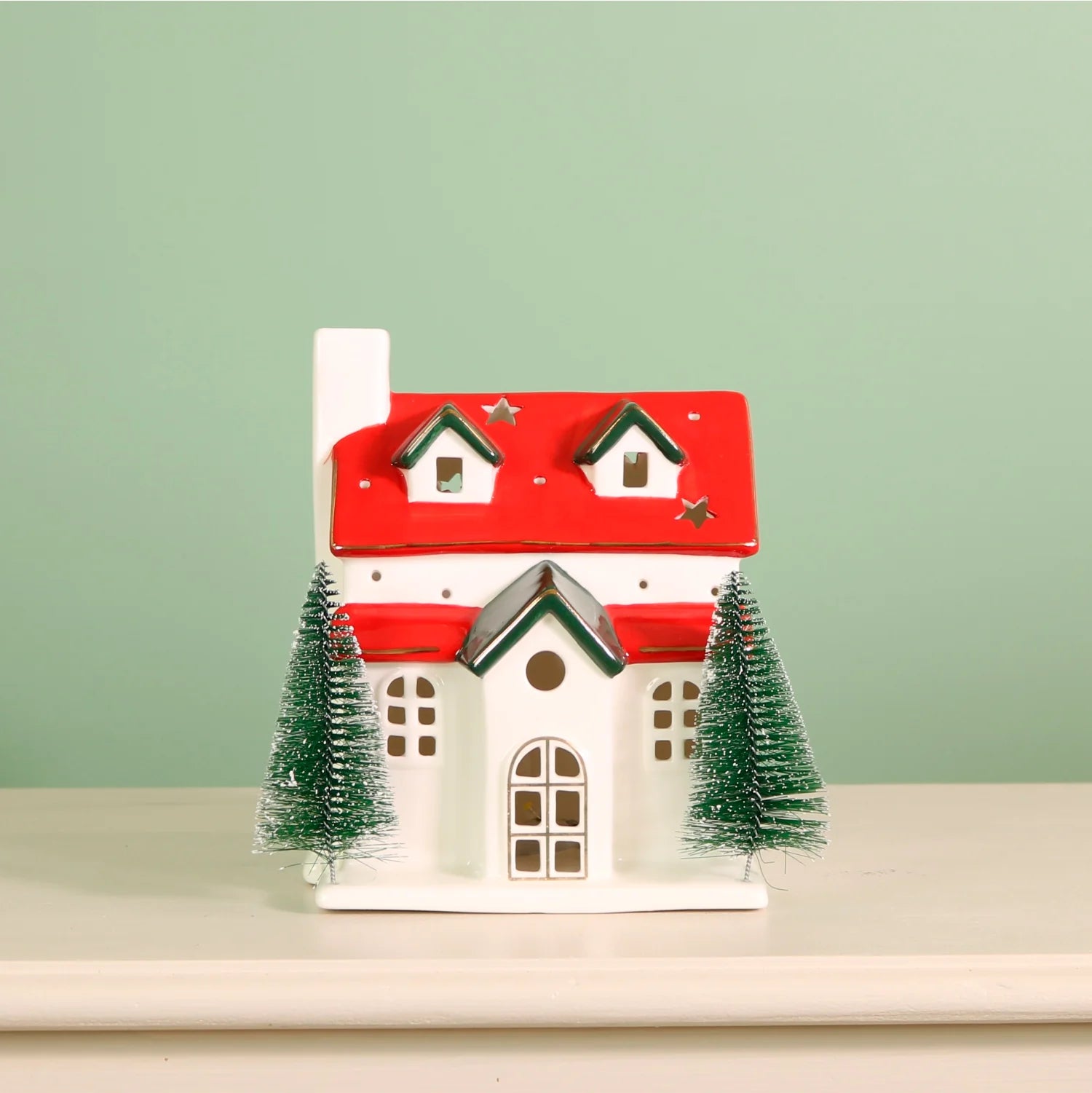 The Nook Light Up Ceramic Cottage