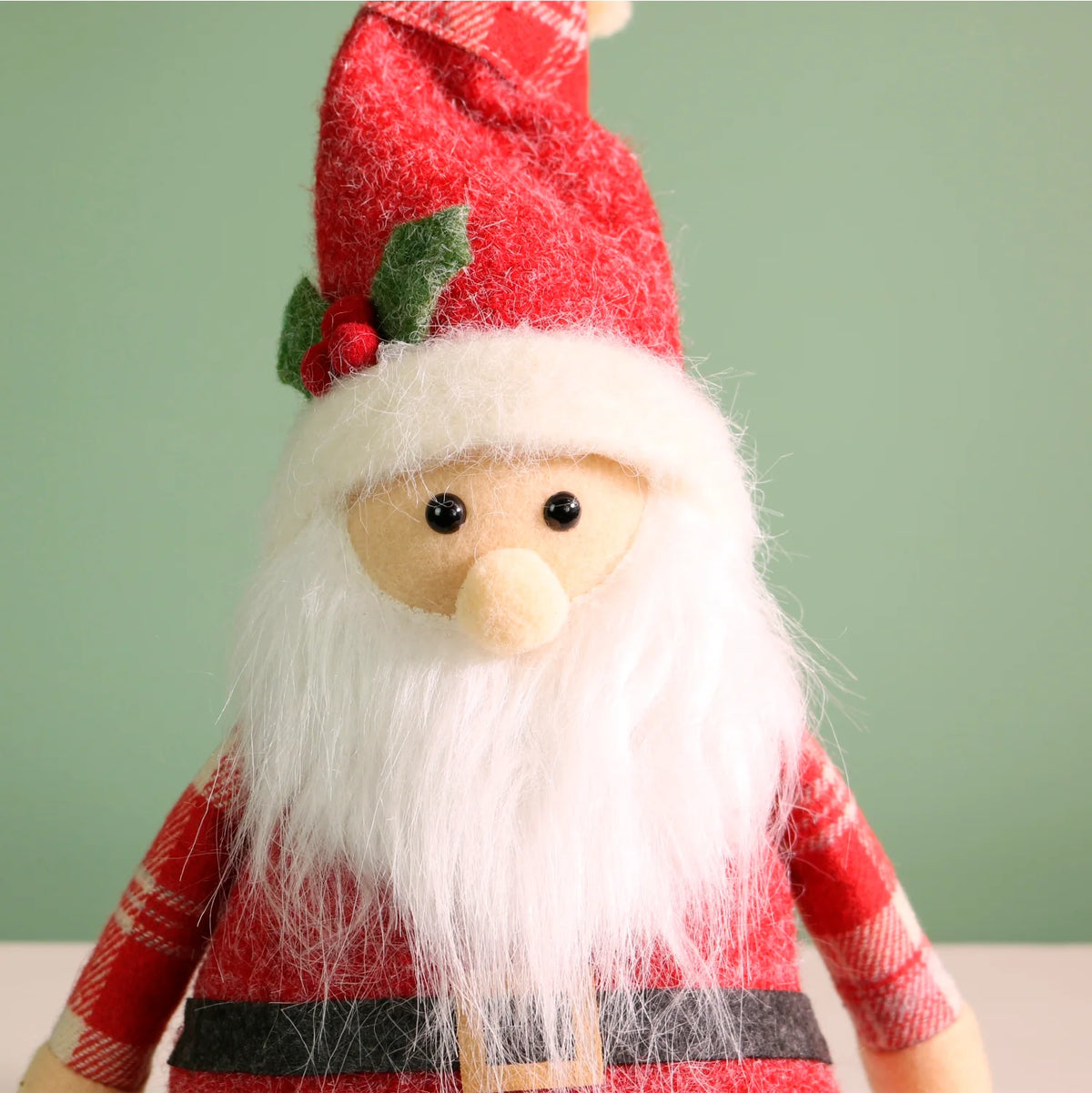 Festive Seated Santa