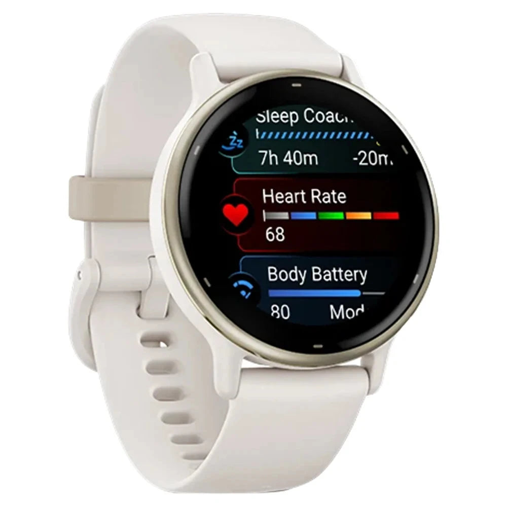 Garmin Vivoactive 5 Smartwatch - Cream Gold | 010-02862-11