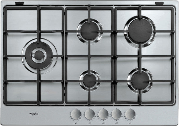 Whirlpool 5 Burners Gas Hob | TGML761IXR