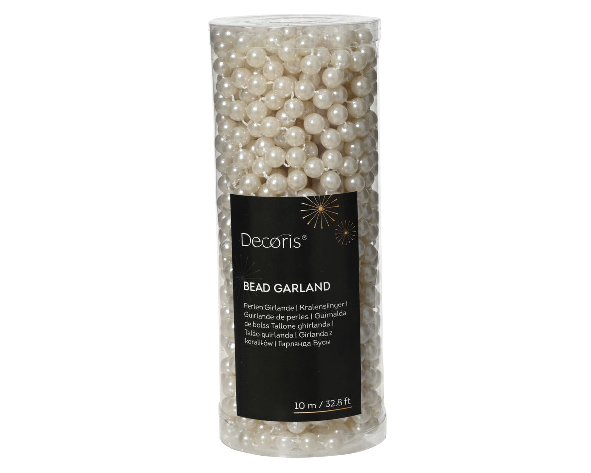 White Bead Garland