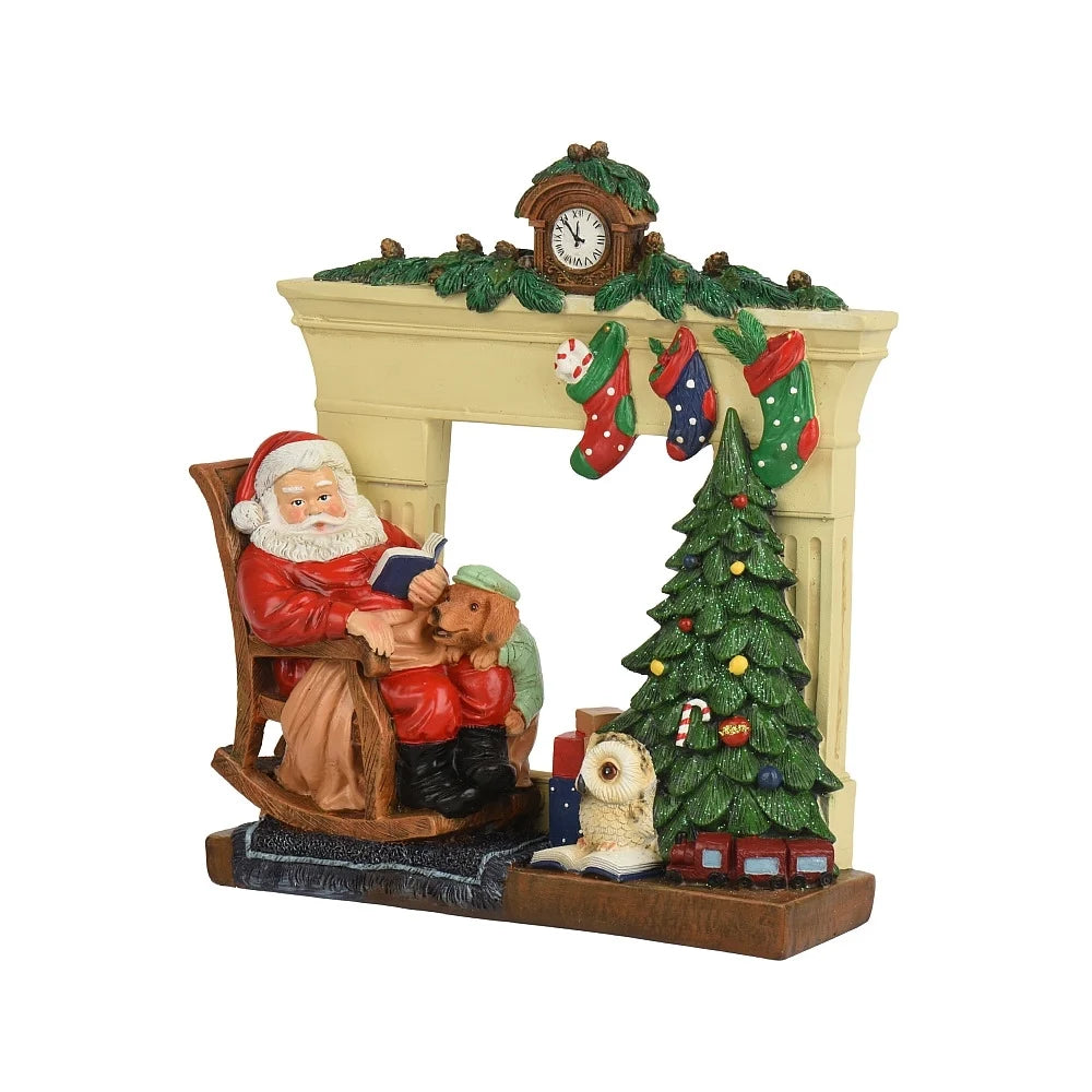 Santa by the Fireplace Ornament