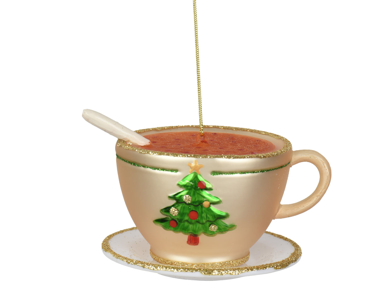 Cup with Spoon Christmas Tree Decoration