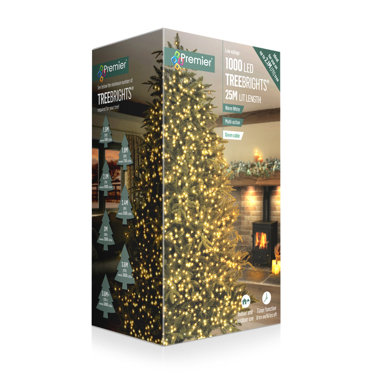 1000 LED Treebright Light Warm White