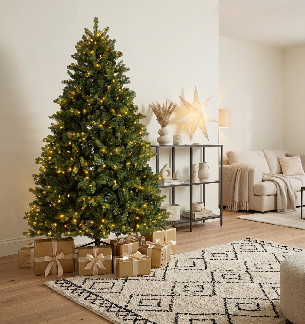 Everlands Freiburg Pine Pre-Lit Tree 7ft