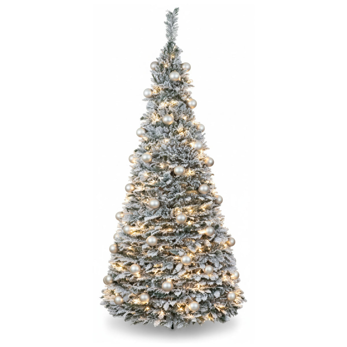 Holly Flock Pop-Up Pre-Lit Tree 6ft