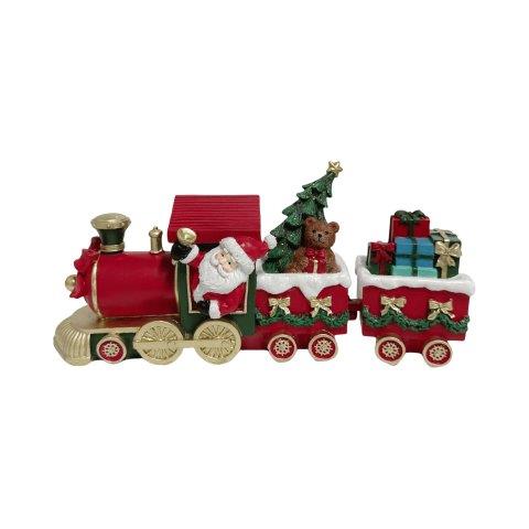Santa Train 34x15cm