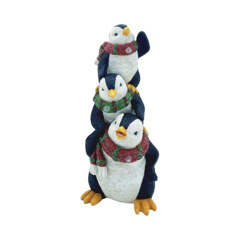 LED Triple Stack Penguins 29cm