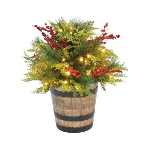 Prelit 50L 60cm Potted Tree