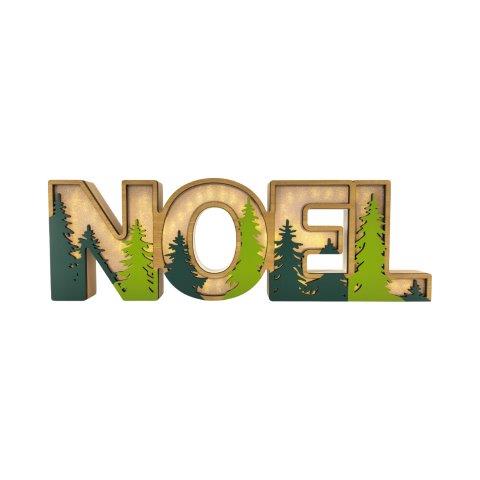 Light nup Noel sign perfect for christmas. 
