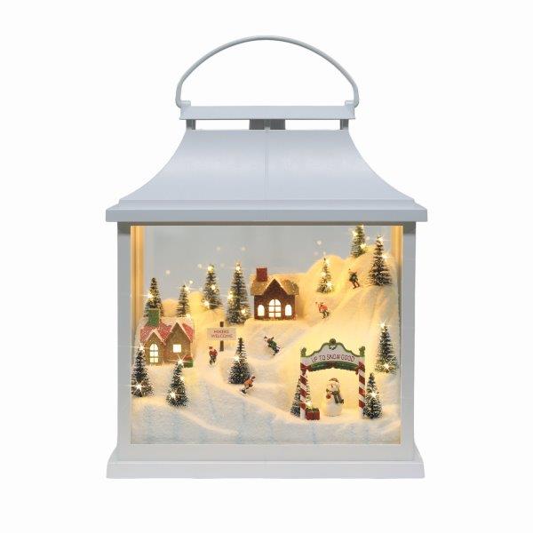 LED Village Lantern 30x36cm