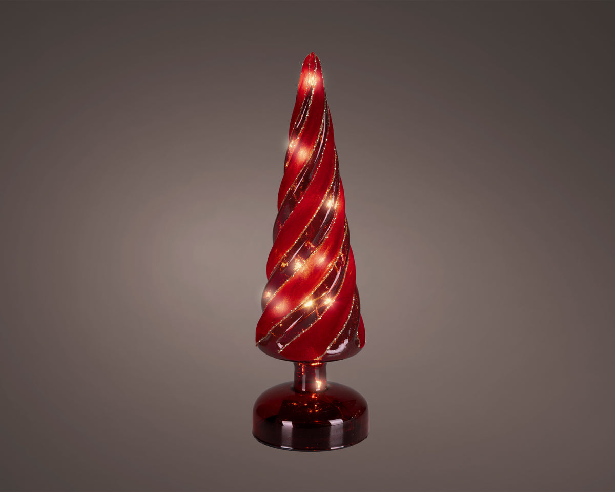 Micro LED Red Christmas Tree