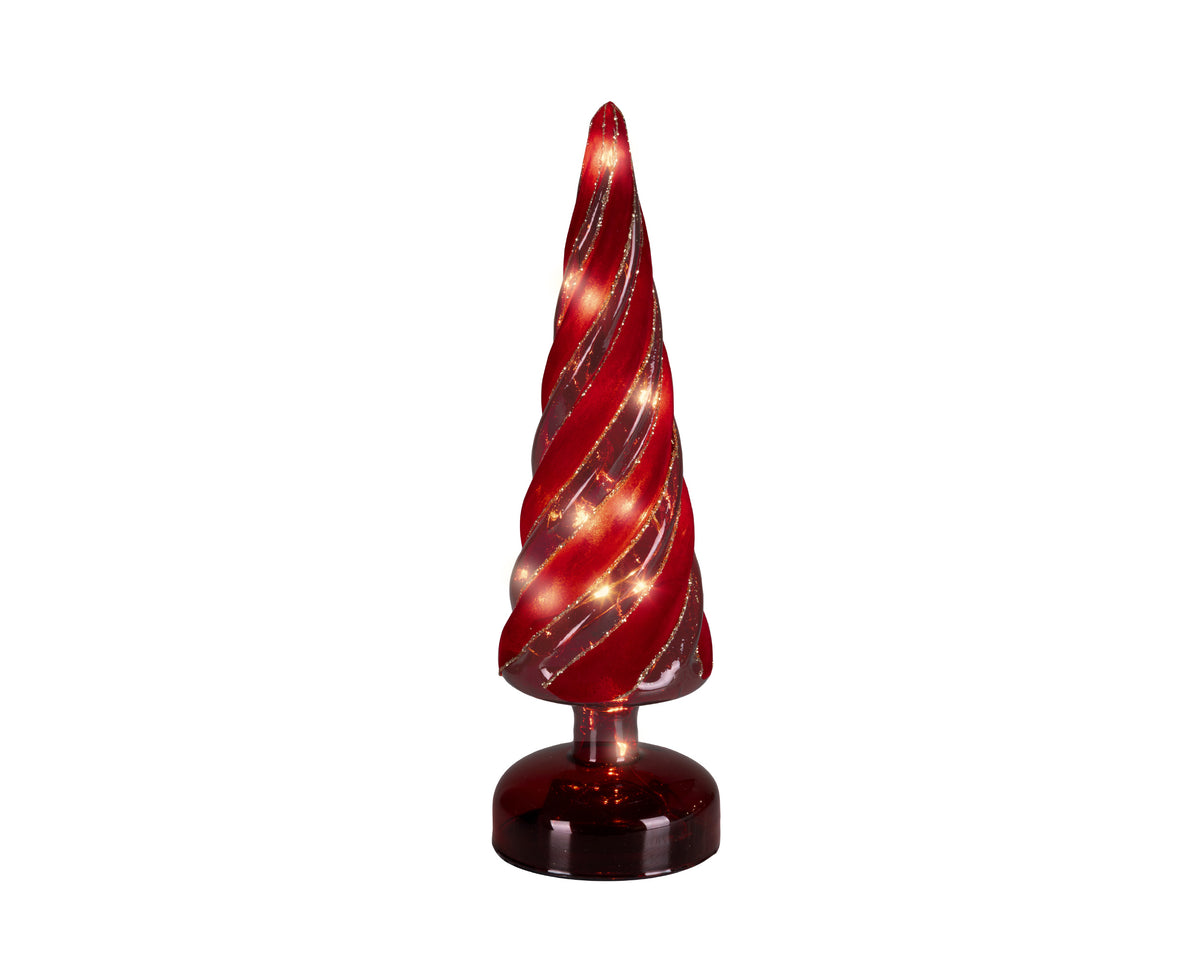 Micro LED Red Christmas Tree