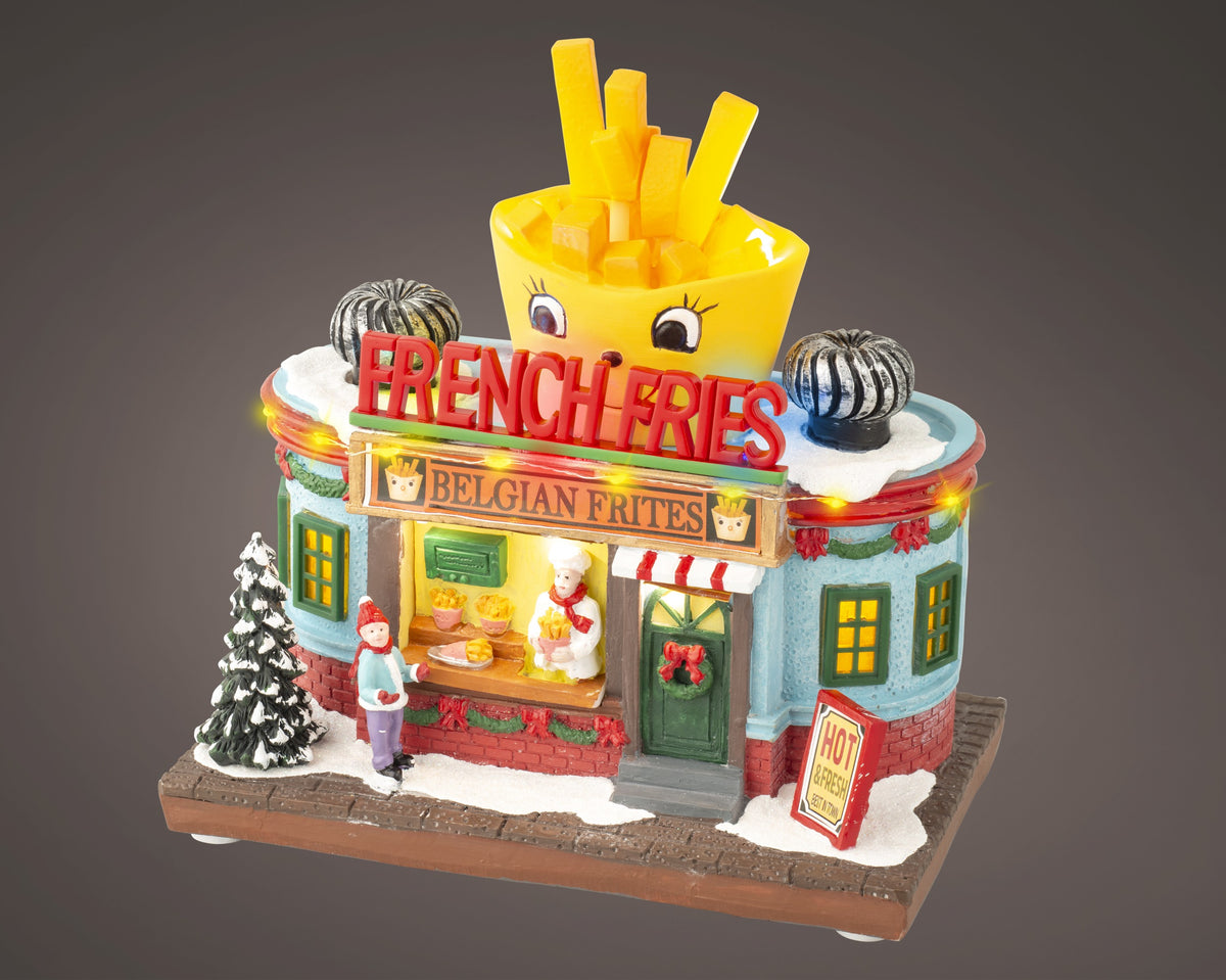 Micro LED Christmas Village French Fries