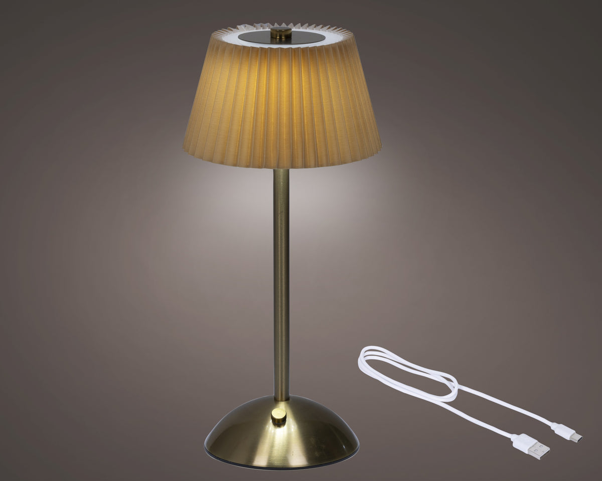 LED RECHARGEABLE TABLE LAMP PLASTIC STEADY BO INDOOR