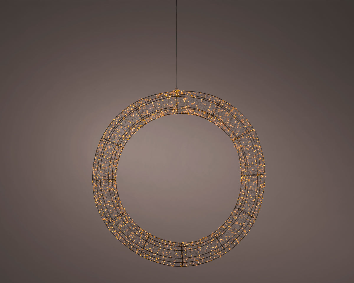 Micro LED Wreath Outdoor Light