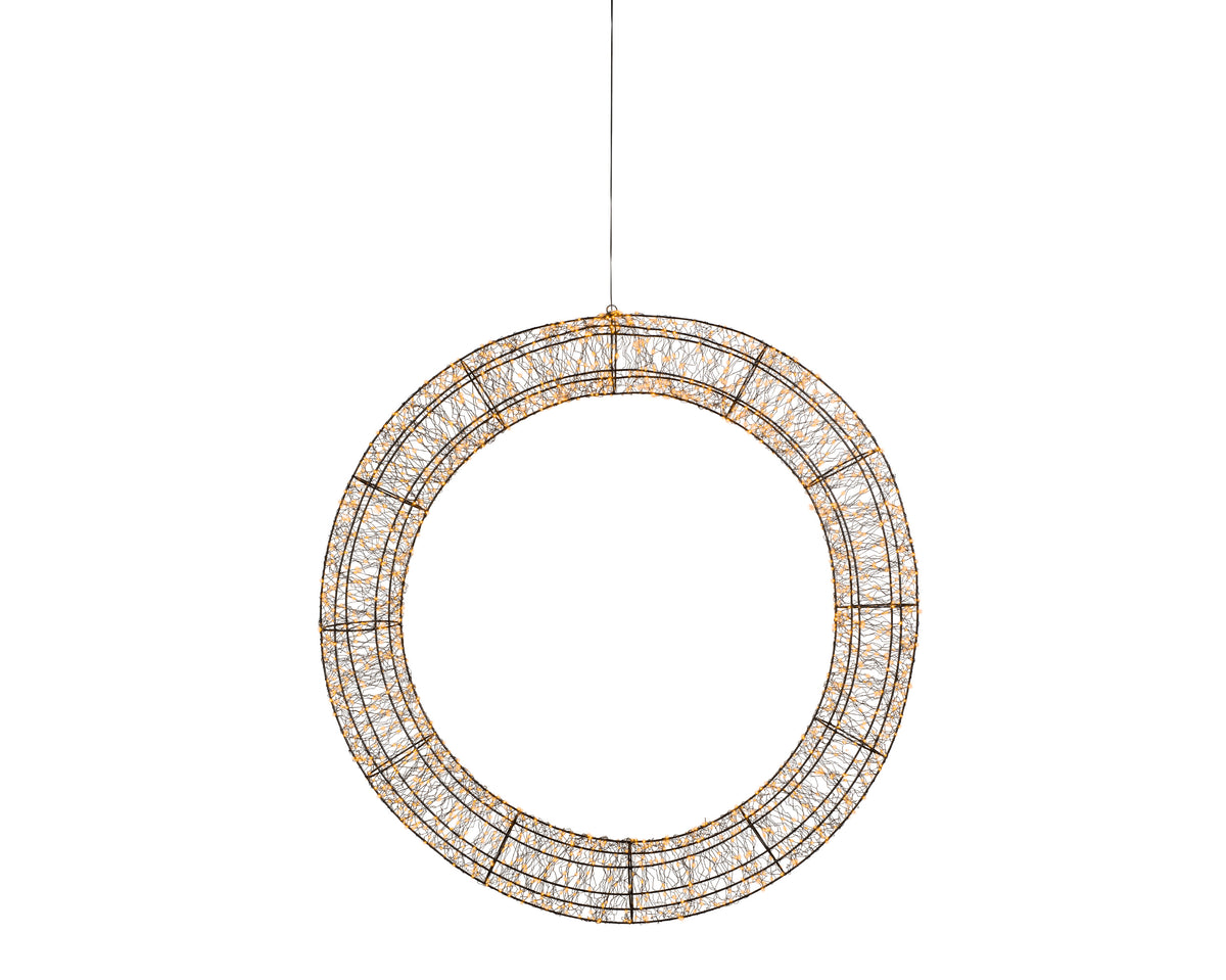 Micro LED Wreath Outdoor Light