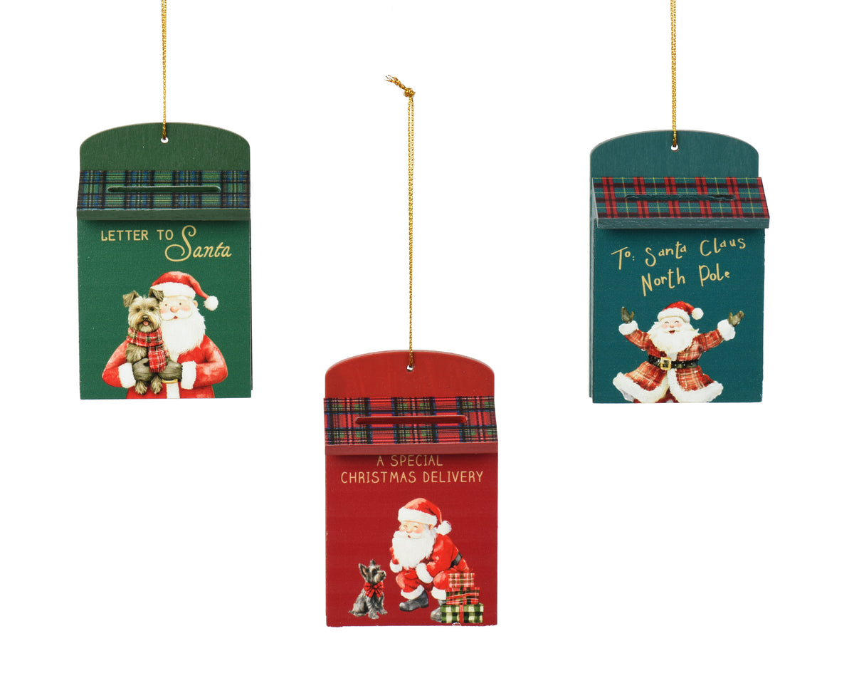 3 hanging decorations for Christmas 
