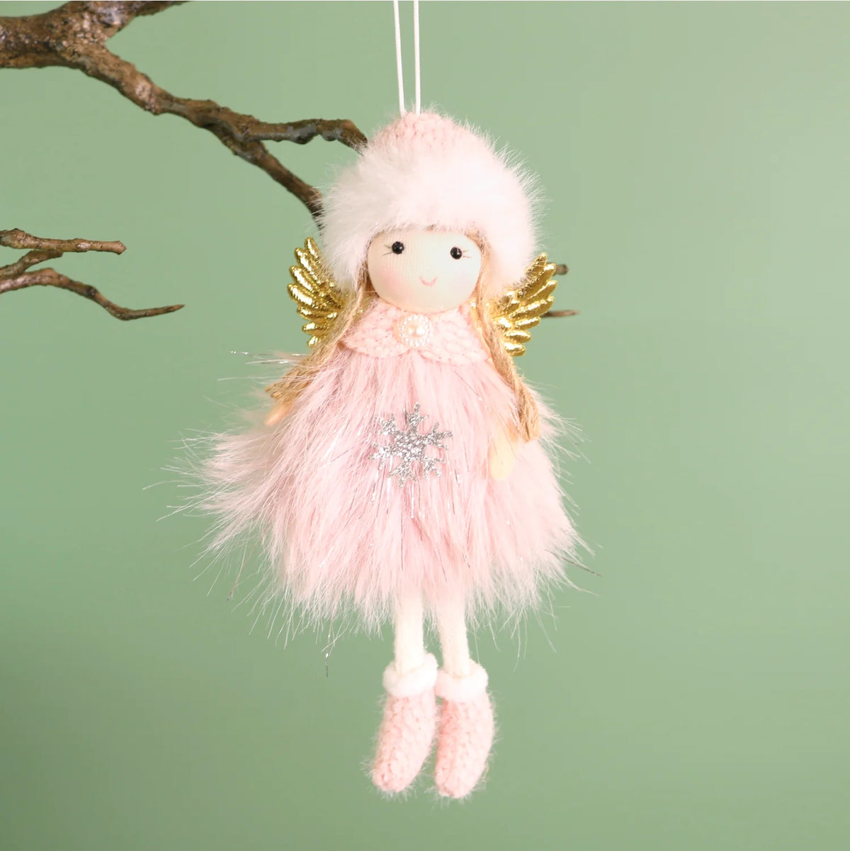 Festive Hanging Fairy No 2 - Dewdrop & Lark
