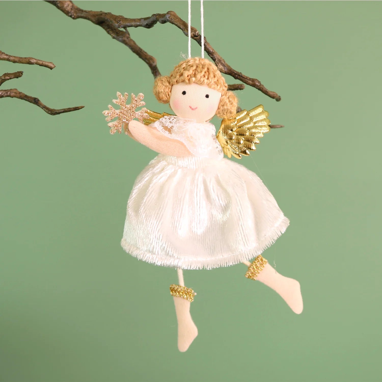 Festive Hanging Fairy No5  - Scarlett & Fifi