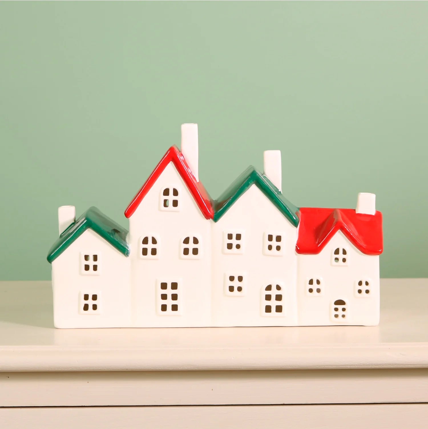 The Little Hideaways Light Up Ceramic Cottages