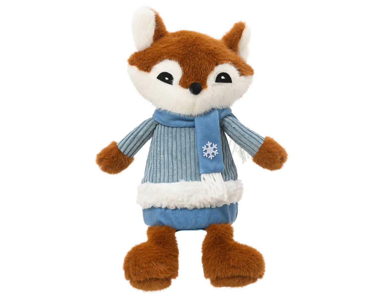Sitting Fox in Blue