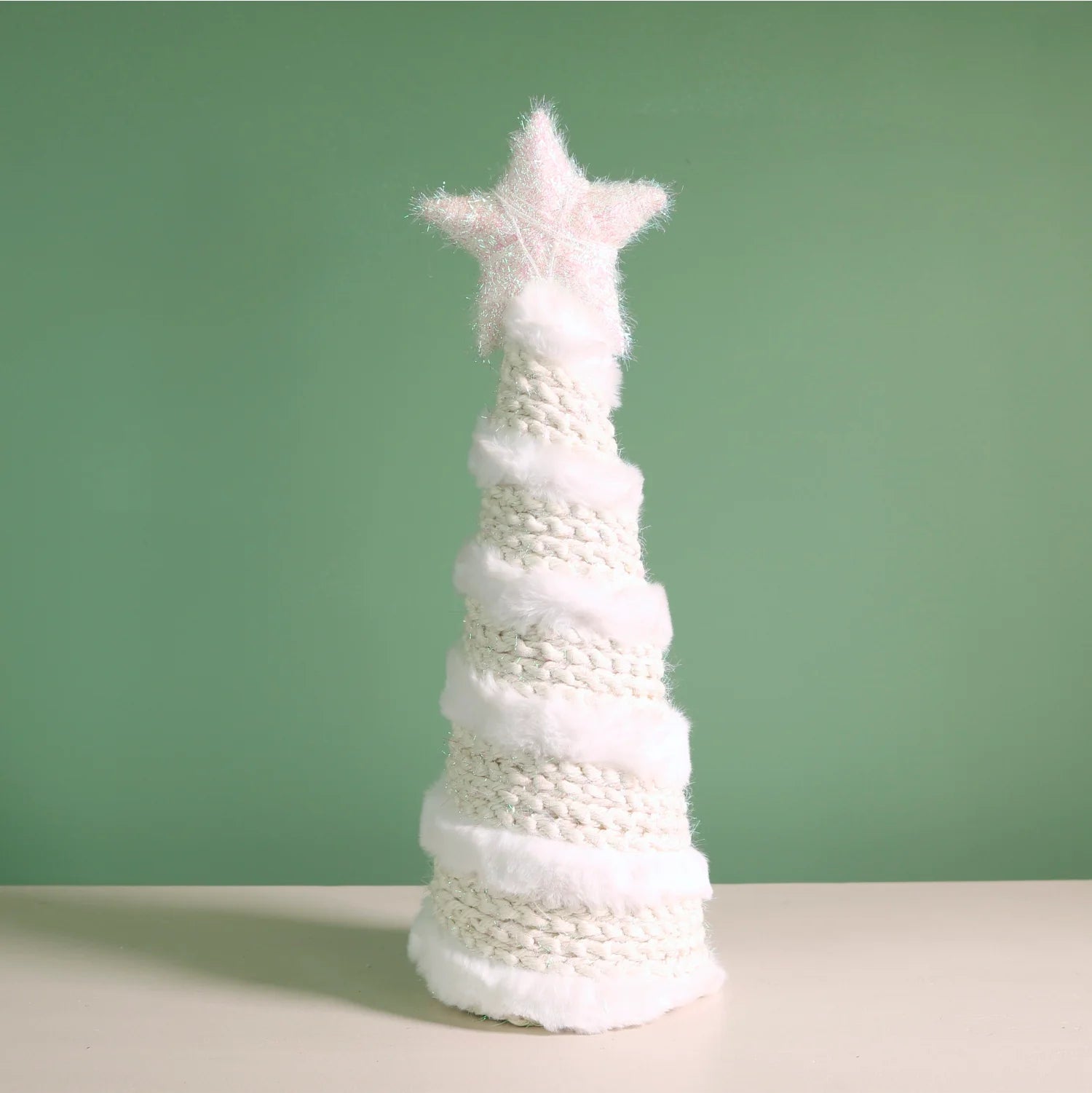 Festive Iridescent Woven Nordic Christmas Tree