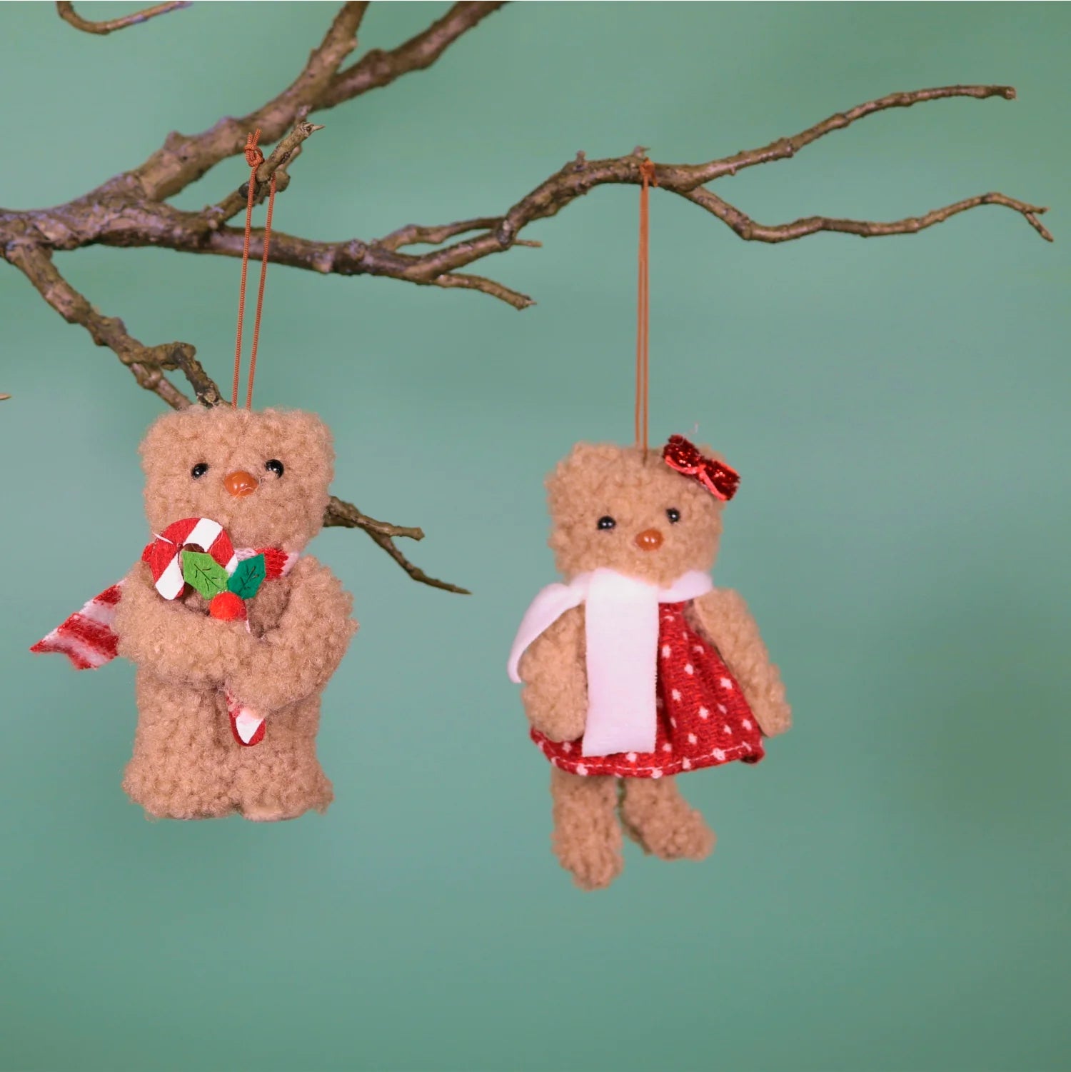 No 4 Baxter & Blanche Festive Hanging Bears