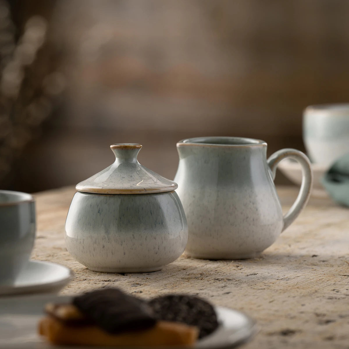 Belleek  Tivoli Cream & Covered Sugar Set