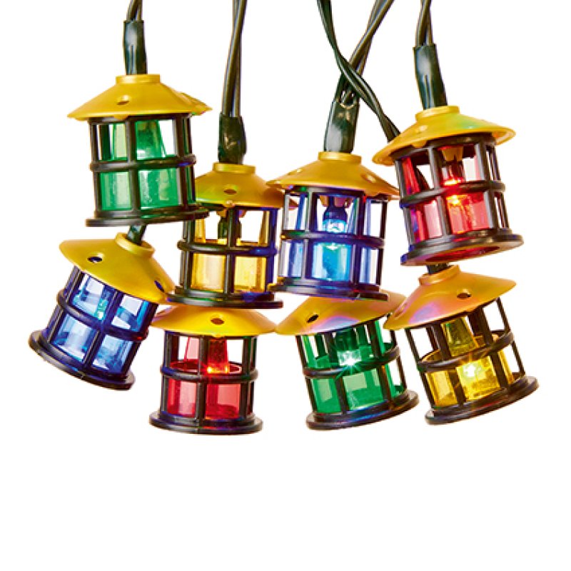 80L Retro Light Set with Lantern Cap and Timer