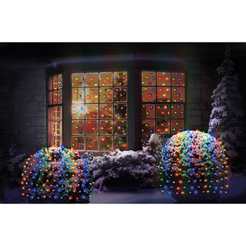 3.5 x 1.2m Multi Action Multi Colour Net with 360 LED