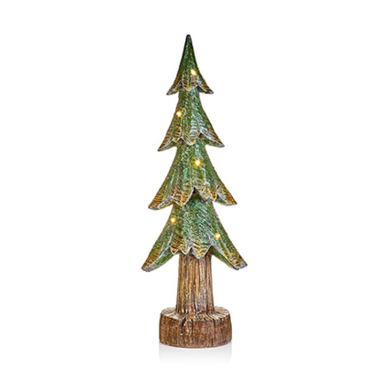 Battery Operated Lit Christmas Tree 33cm