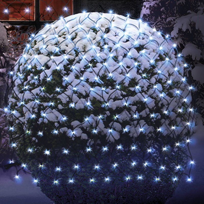 3.5 x 1.2m Multi Action White Net with 360 LED
