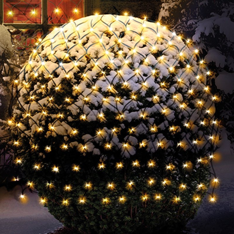 3.5 x 1.2m Multi Action Warm White Net with 360 LED