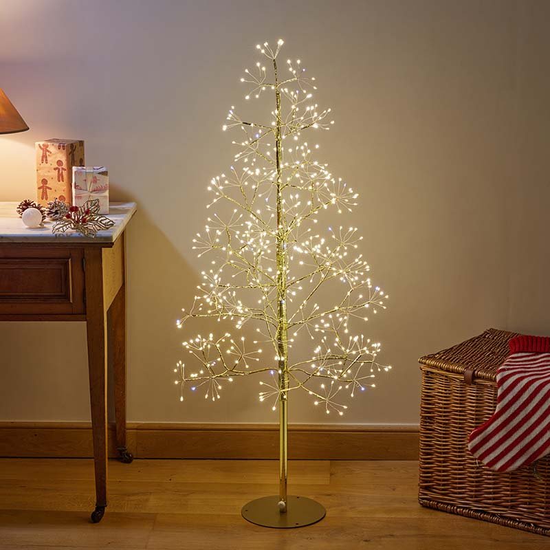 Golden Twinkling Tree 1.5m