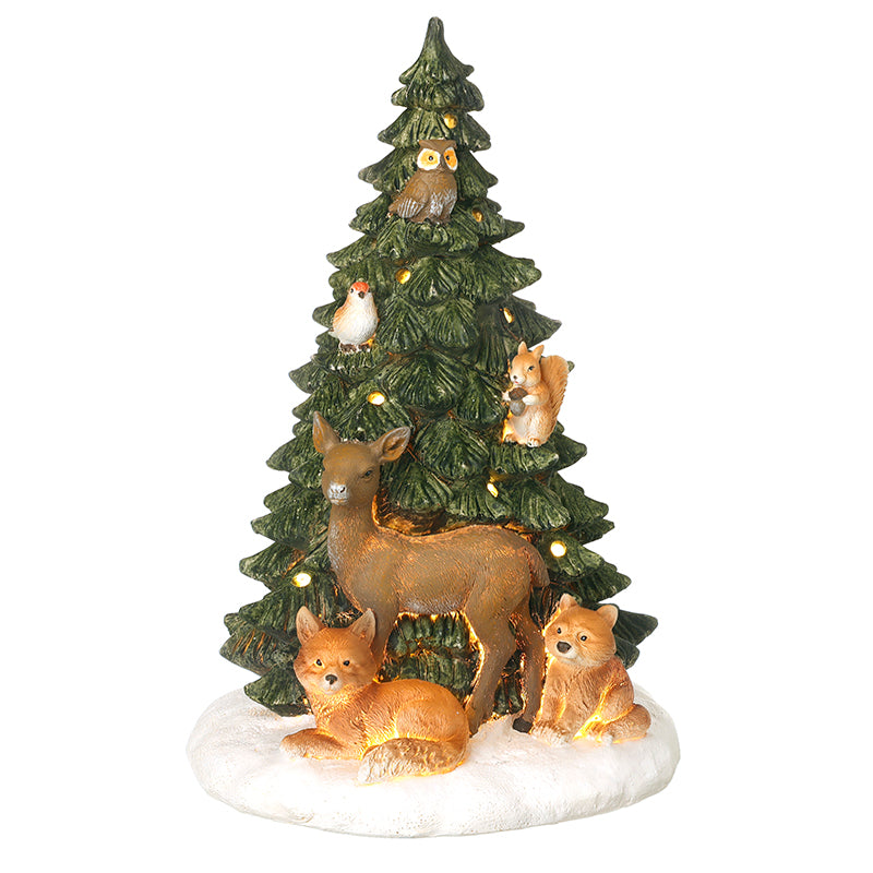 Woodlands Animals Christmas Tree