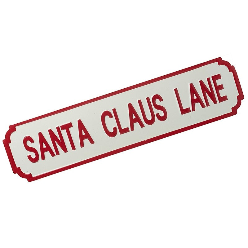 Santa Claus Lane Sign, Christmas Sign, Christmas Decor, Archers 