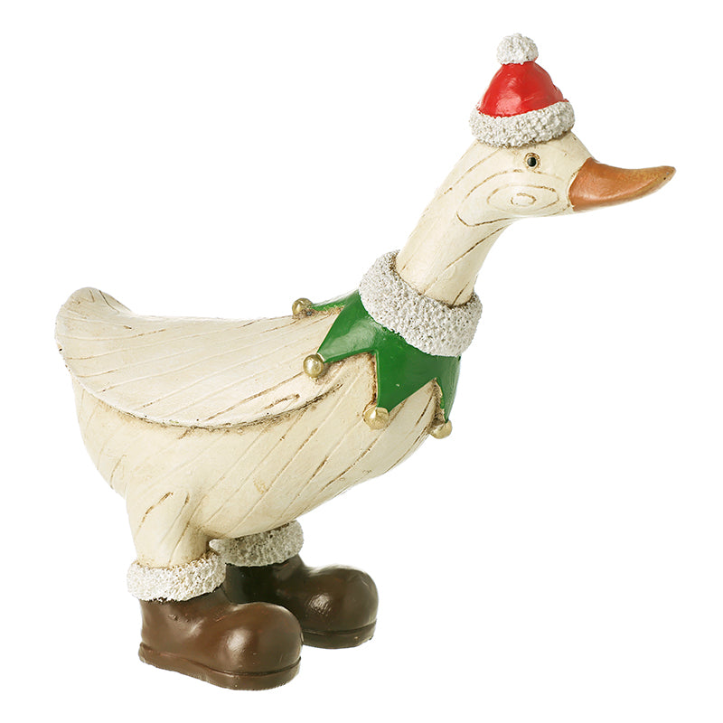 Christmas Duck in Red Hat