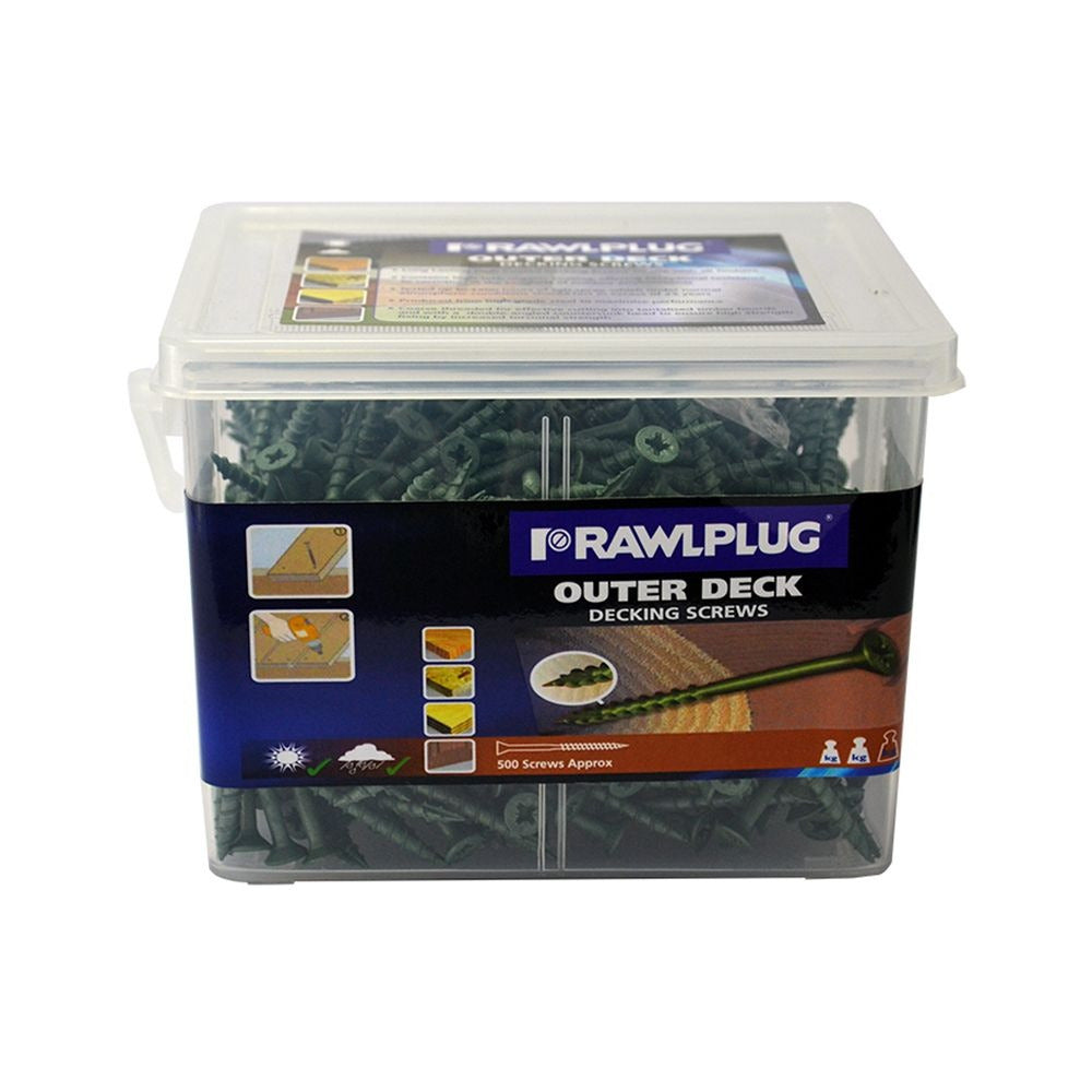 Rawlplug Decking Screws 5.0 x 80 [BOX OF 200]