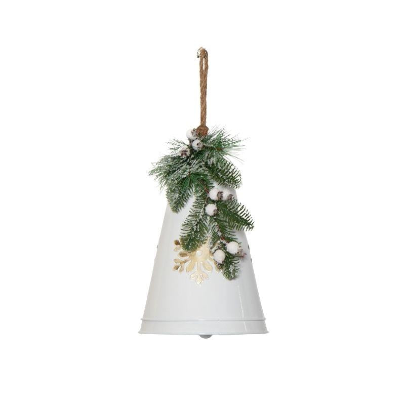 White Decorative Bell in Metal