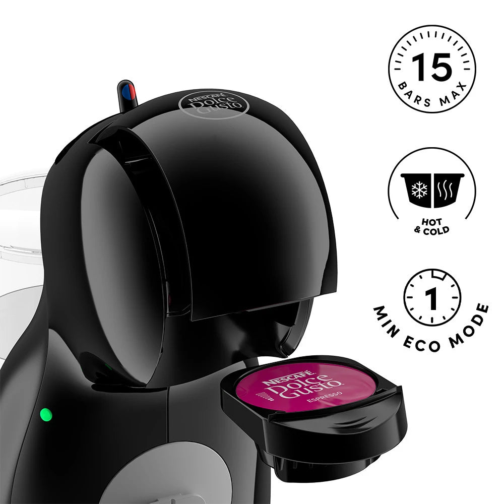 Nescafé Dolce Gusto Piccolo XS Pod Coffee Machine by De'Longhi - Value Bundle - Black | EDG210.BGY