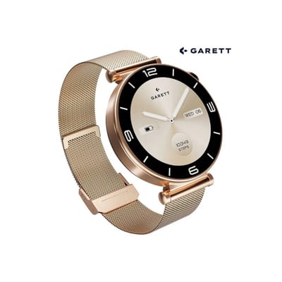 Garett Rose Gold SmartWatch | Mesh